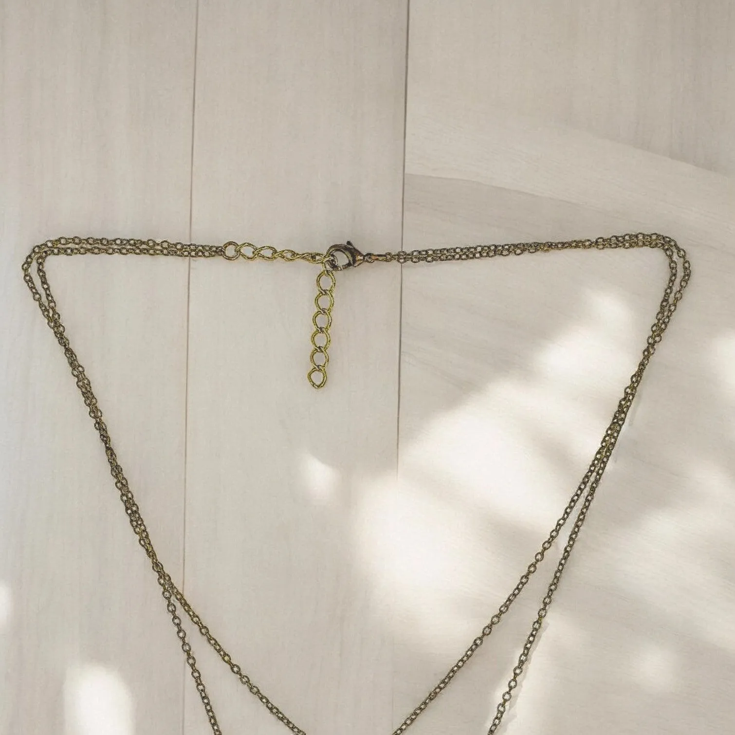 Boho Shark Necklace for Women- Bronze Beachy Boho Necklace, Layered Necklace for Women, Reef Shark Necklace, Bronze SharkPendant, Brown Shark Necklace
