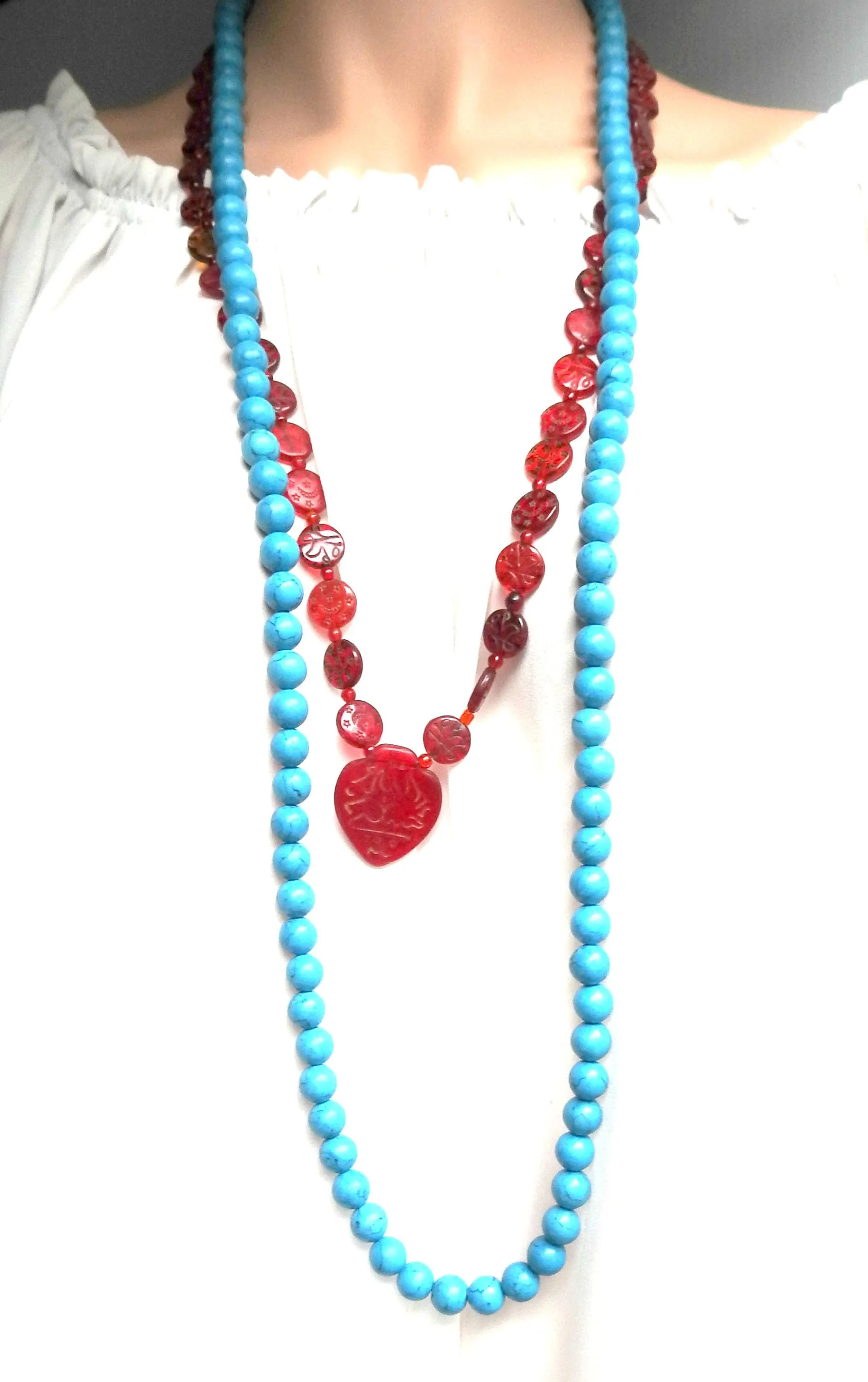 Boho Style Beaded Necklaces for Women
