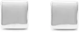 Boma Jewelry Sterling Silver Square Geometric Stud Earrings