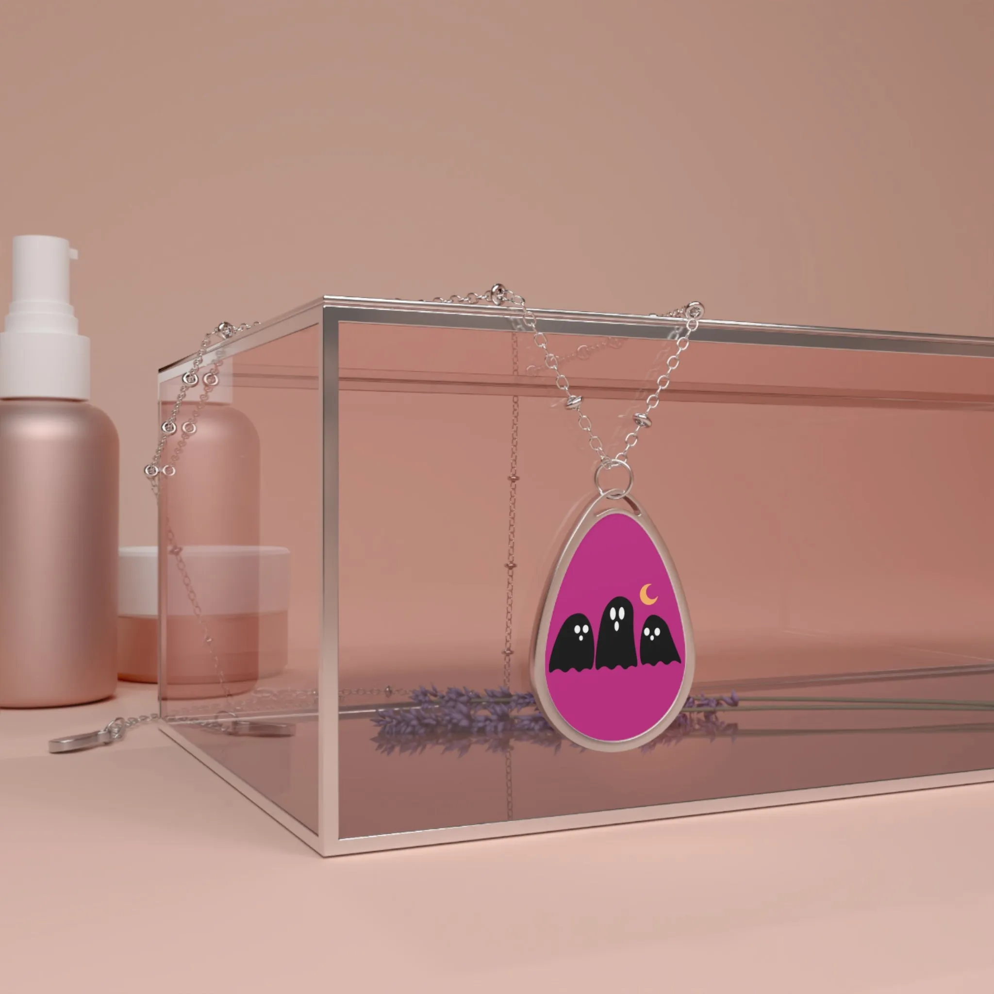 Boo Crew Oval Necklace