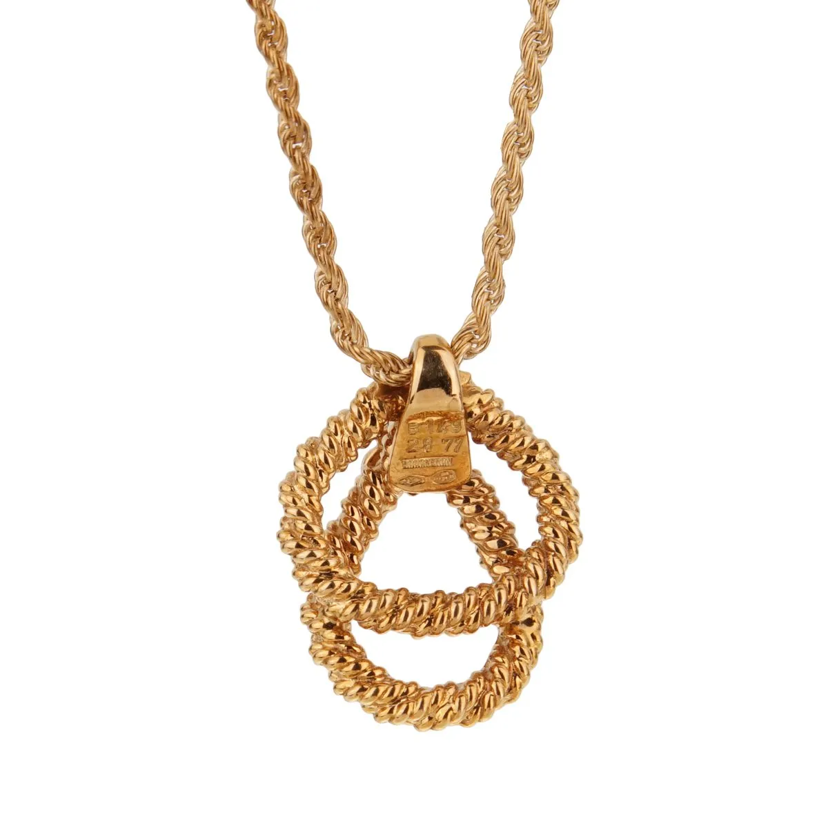 Boucheron Vintage Diamond Yellow Gold Necklace