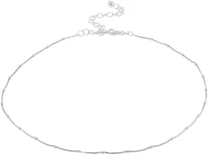 Box Chain Necklace, Chain Necklace, Layered Necklaces for Women, Choker Layering Necklace, Choker Necklace, Dainty Necklace, Choker Necklaces for Women, Necklace for Women, Box Chain with Beads