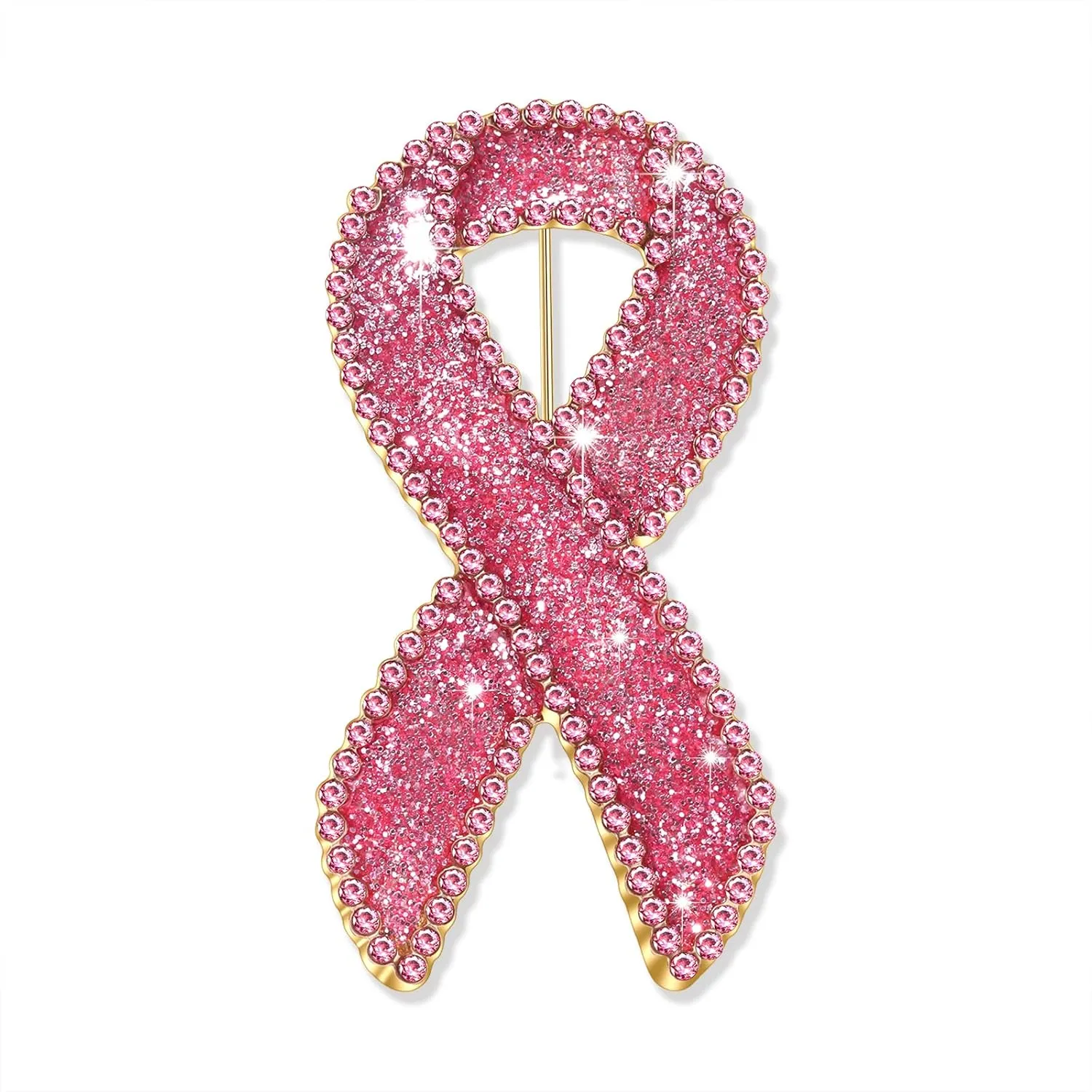 Breast Cancer Pins Pink Ribbon Brooch Pins for Women Men Breast Cancer Awareness Accessories Pink Boxing Gloves Black Women Butterfly Brooches Breast Cancer Outfits Gifts