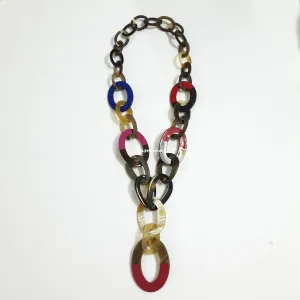 Breathtaking Rustic Necklace J18129, Handmade Buffalo Horn Product from Vietnam