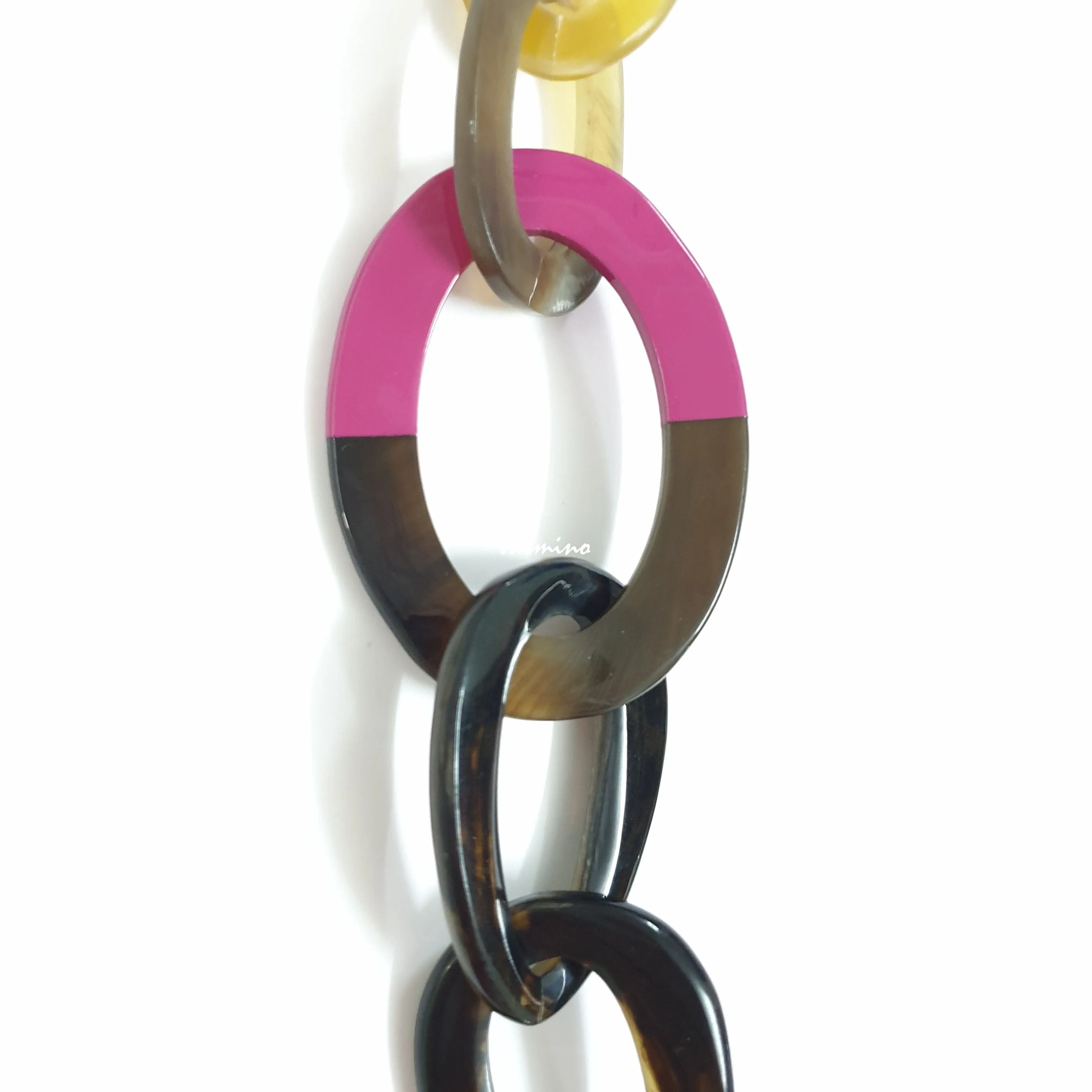Breathtaking Rustic Necklace J18129, Handmade Buffalo Horn Product from Vietnam