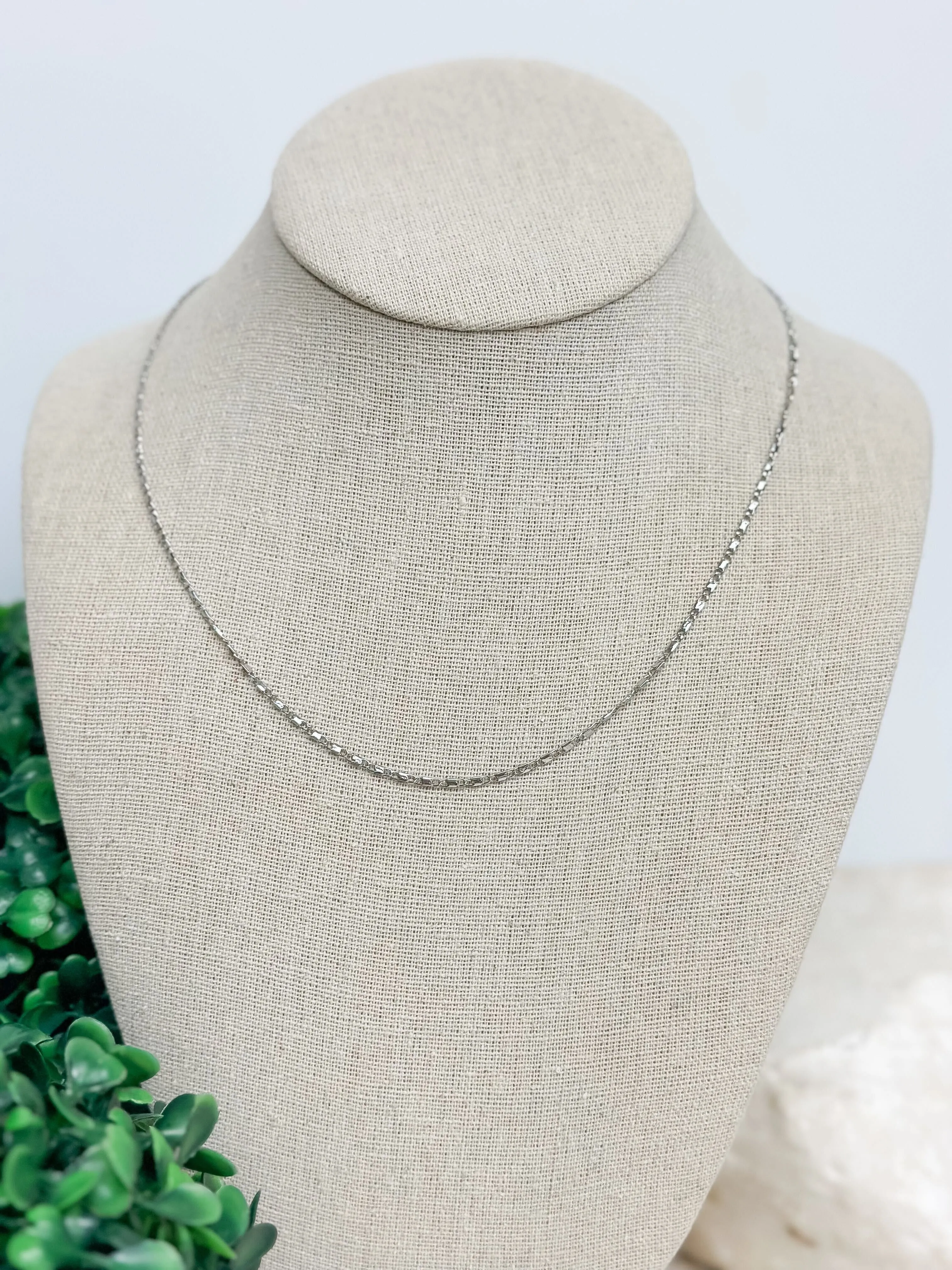 Bright & Shiny Necklace - Silver by B.B. Lila