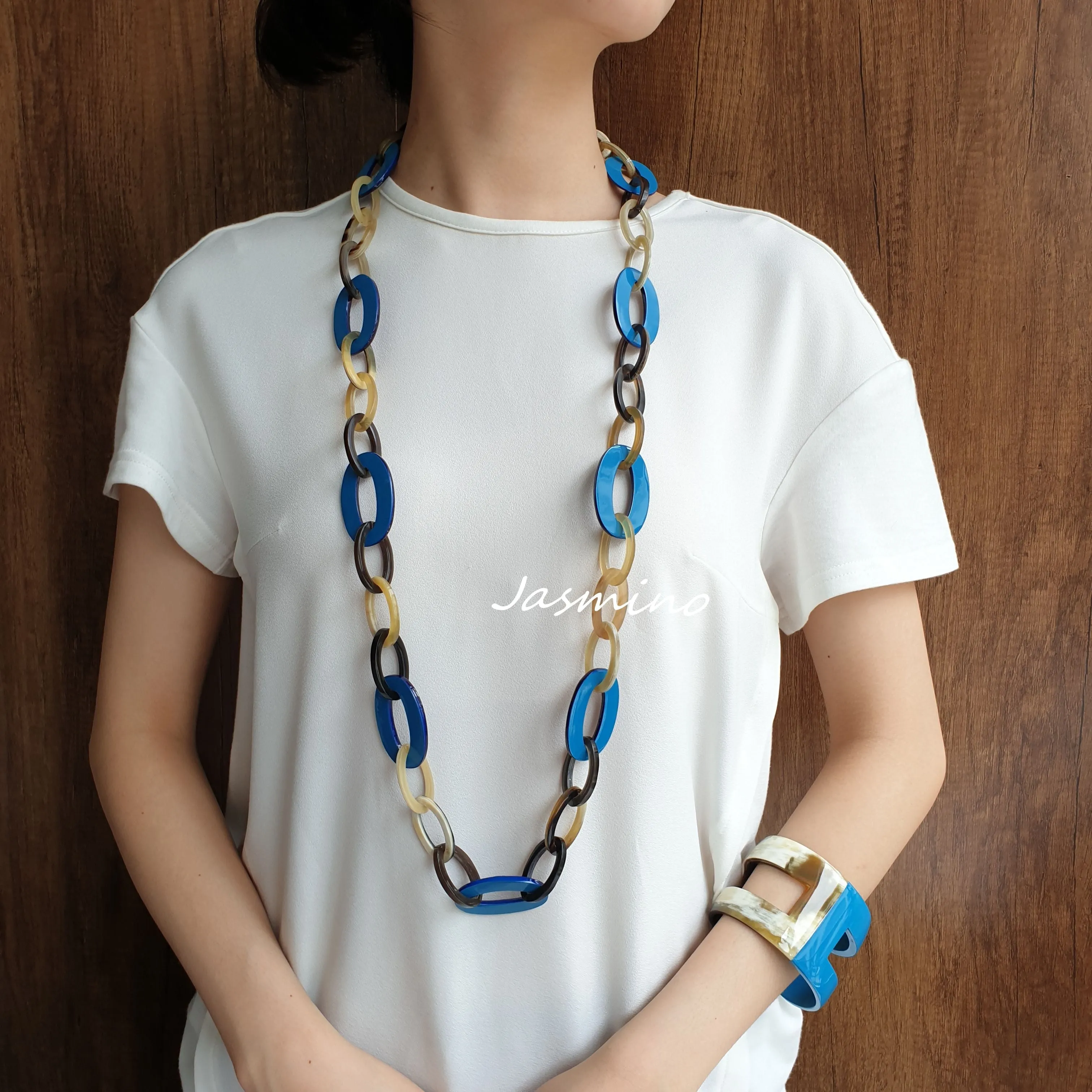 Buffalo Horn Necklaces for Women J18169, Handmade Necklaces from Vietnam
