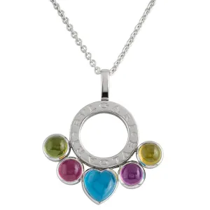 Bvlgari Allegra White Gold Gemstone Necklace