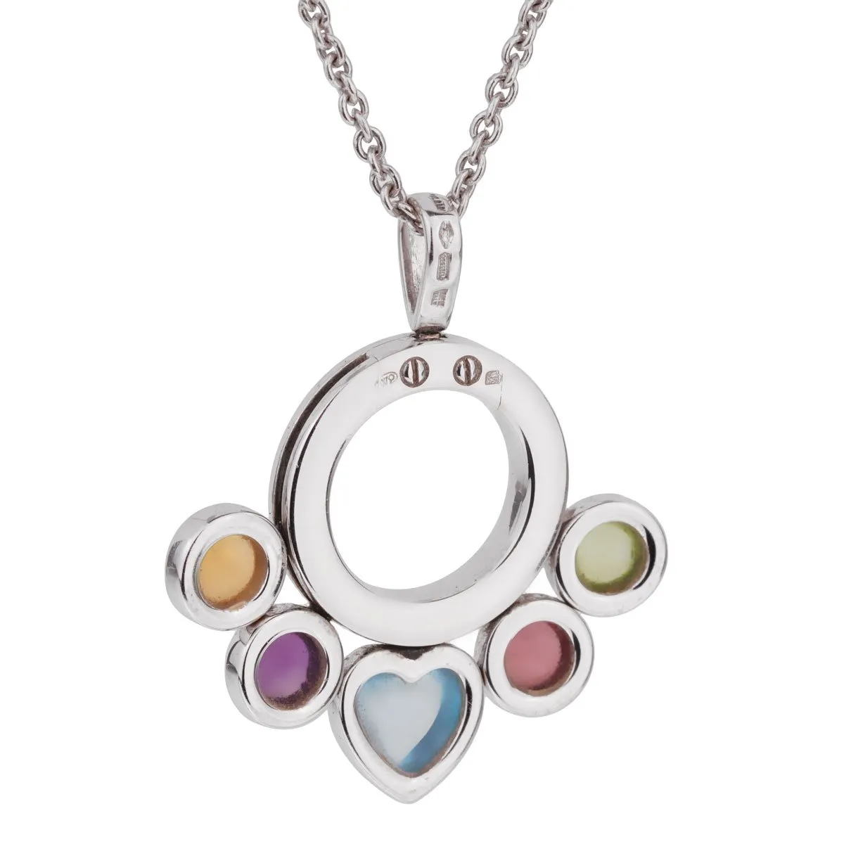 Bvlgari Allegra White Gold Gemstone Necklace