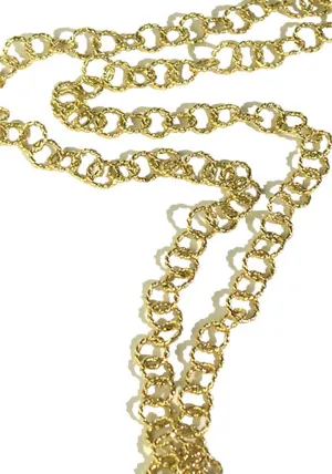 Carla Amorim Passatempo 18K Yellow Gold Long Chain Necklace | 34"