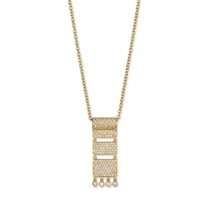 Carpet 18K Gold Pendant w. Diamonds