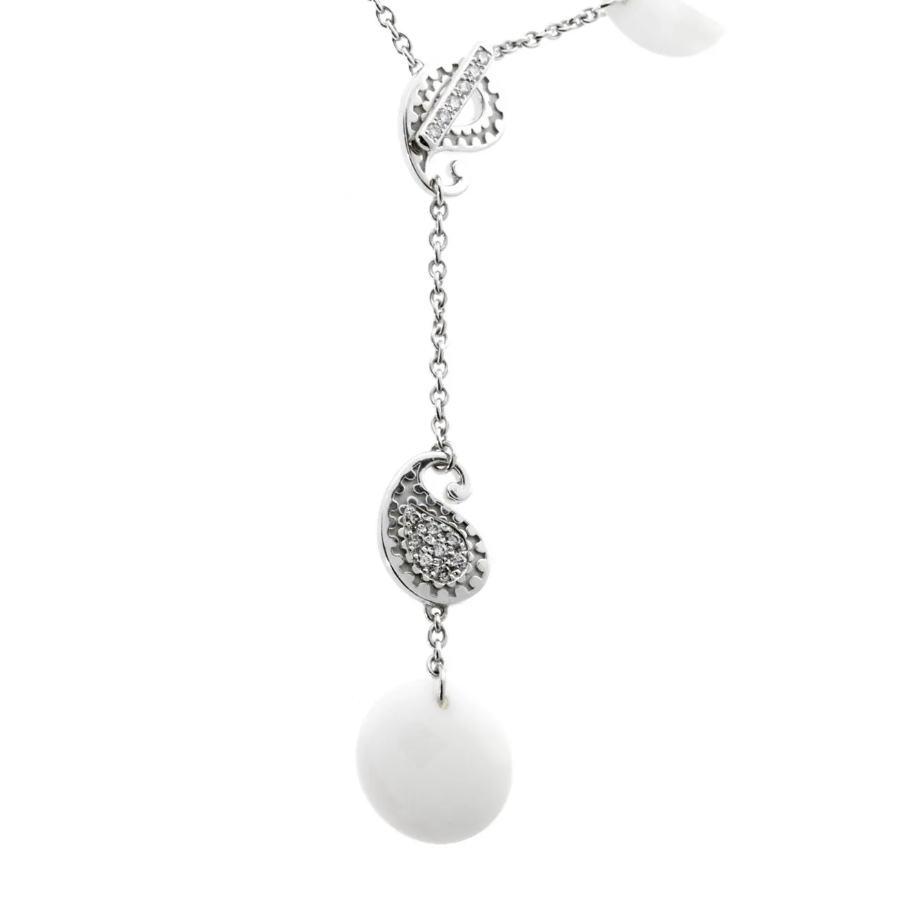 Carrera y Carrera Diamond Aqua White Gold Necklace