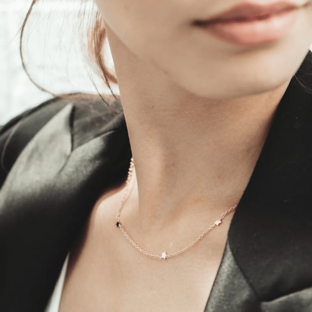Celestial: Three Star Necklace