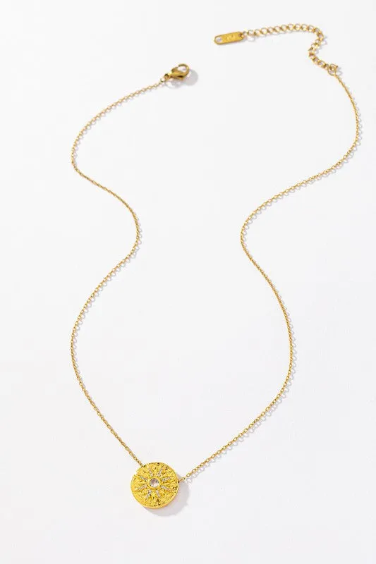 Celestial Tiny Pendant Charm Necklace, Spring Trends