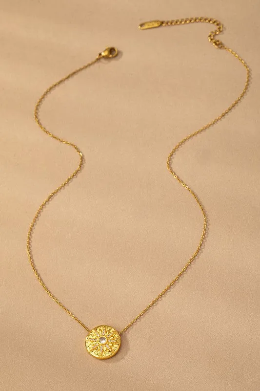 Celestial Tiny Pendant Charm Necklace, Spring Trends