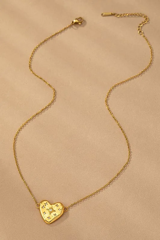 Celestial Tiny Pendant Charm Necklace, Spring Trends