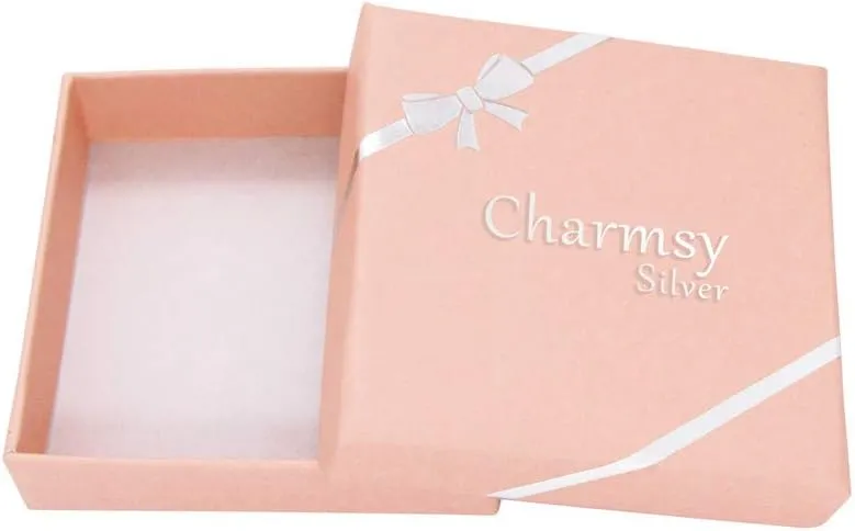Charmsy Real 925 Sterling Silver Heart Pendant Necklace for Women