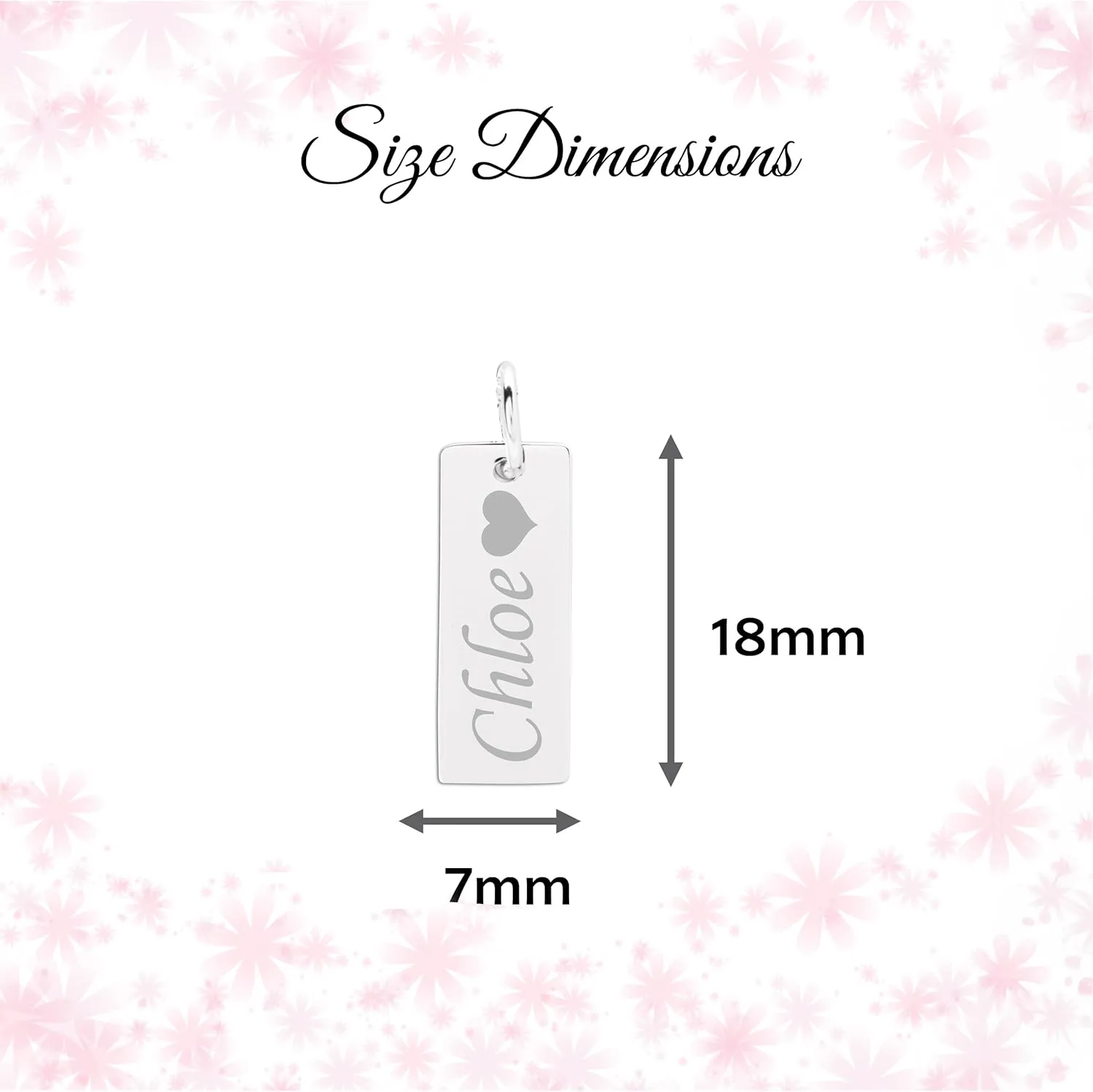 Cherished Moments Personalized Sterling Silver Vertical Bar Necklace with Cross or Heart Charm, First Communion Gift for Girls, Custom Engraved Confirmation Gift for Teens and Women