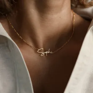 Chic and Charming Personalized Name Pendant Necklace