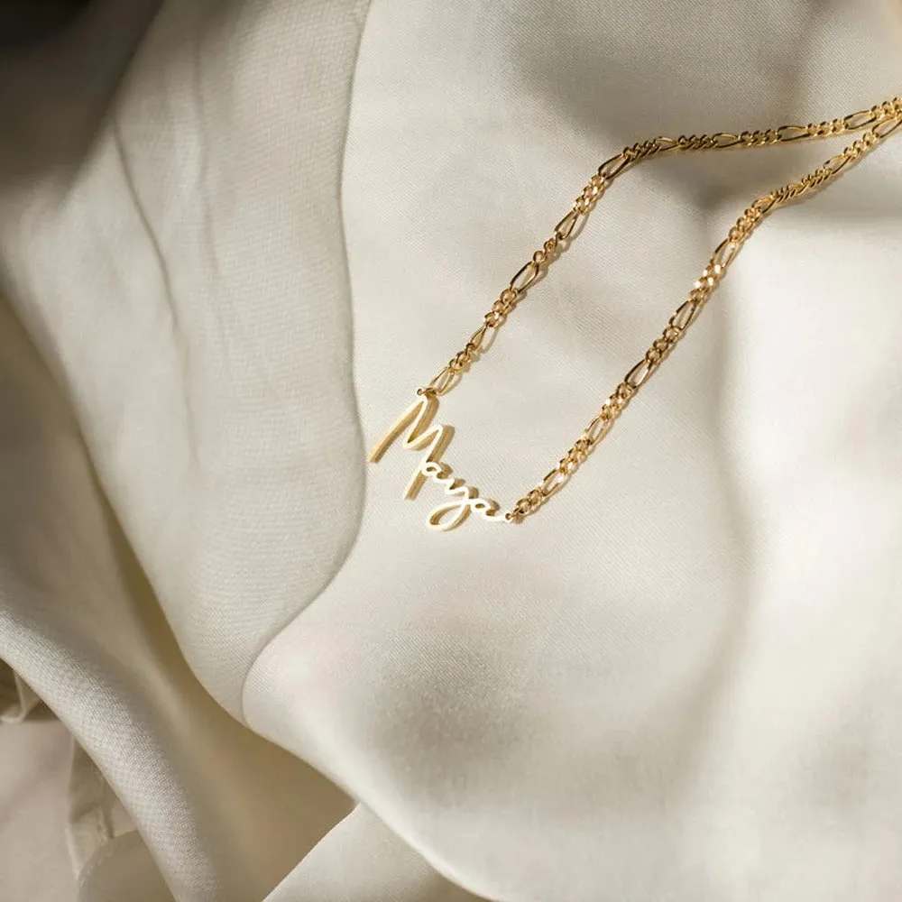 Chic and Charming Personalized Name Pendant Necklace