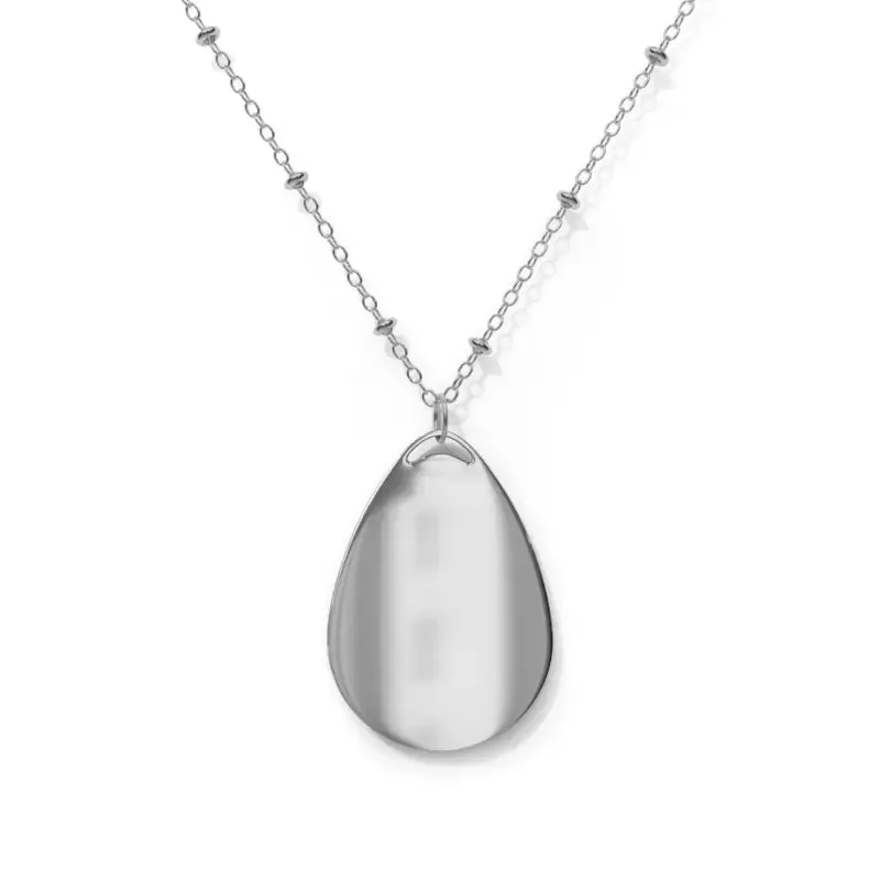 Chic Zinc Alloy Necklace with Thumb Print Design