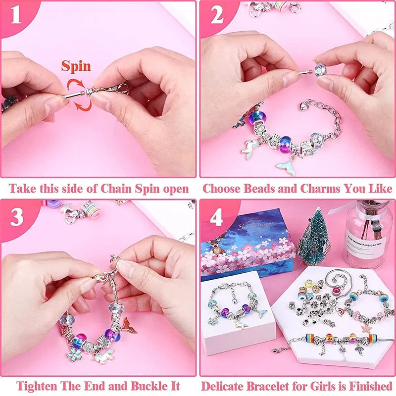 Christmas Jewerly Making Kit Charm Bracelet