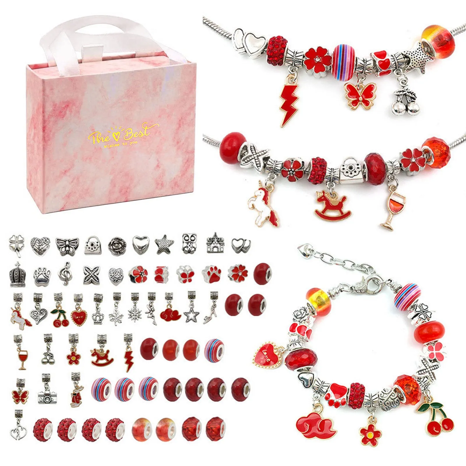 Christmas Jewerly Making Kit Charm Bracelet