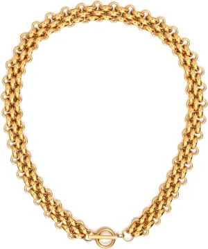 Chunky Gold Necklace for Women - Cross Necklace, Heart Necklace, Evil Eye Necklace, Gold Starfish Necklace 18K Gold Plated Necklaces Jewelry Gifts for Women