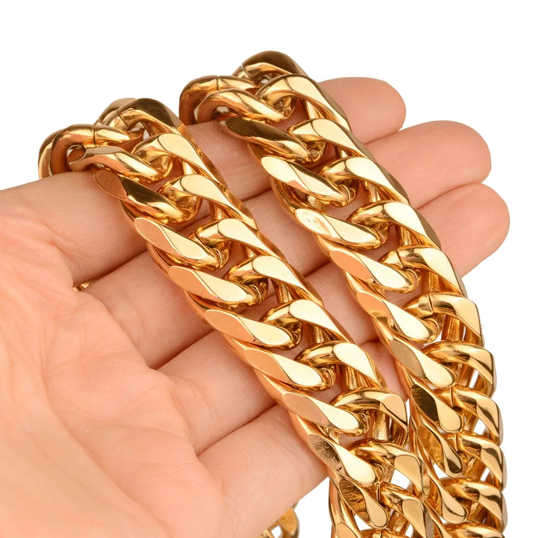 chunky gold necklace