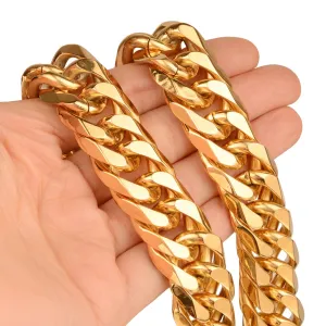 chunky gold necklace