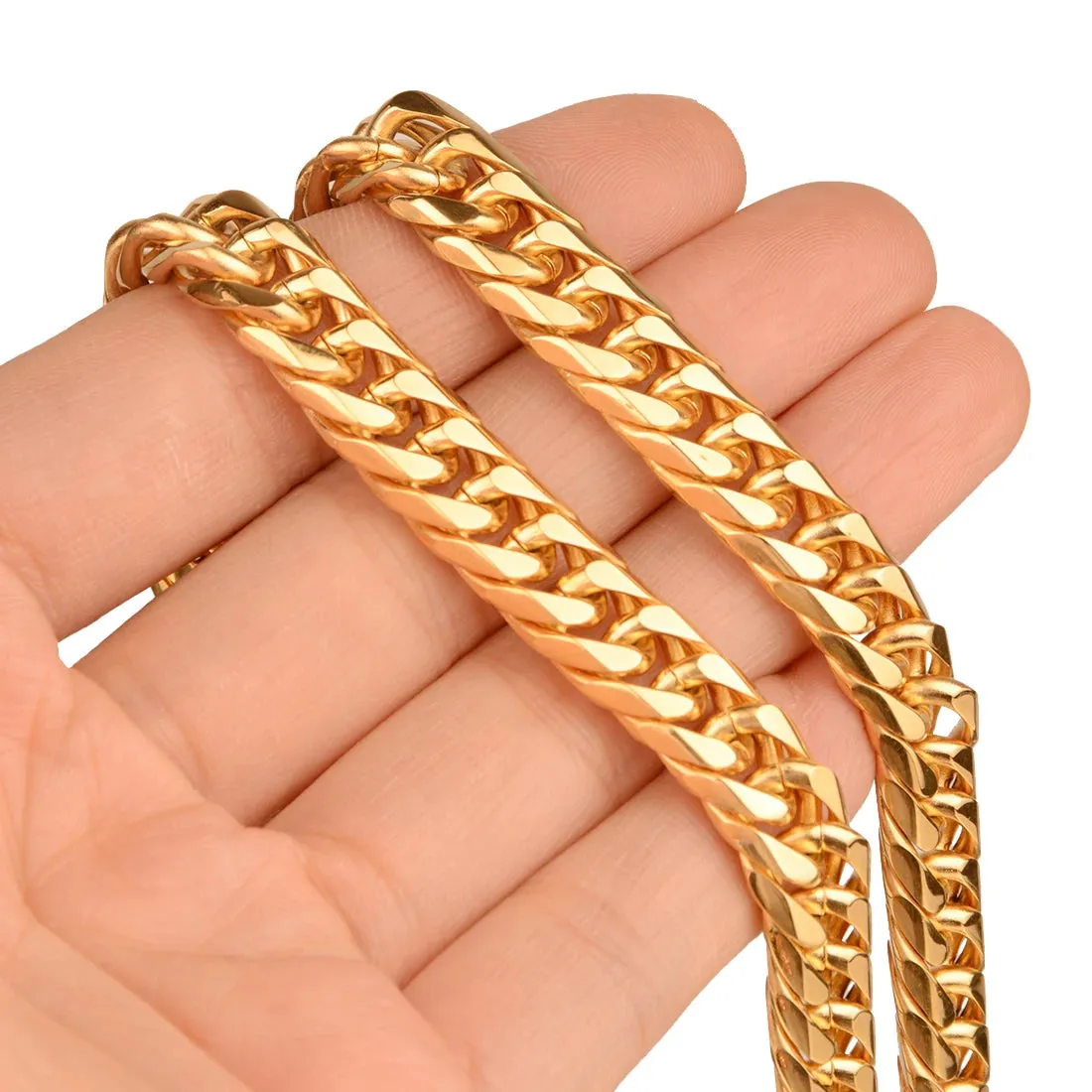chunky gold necklace
