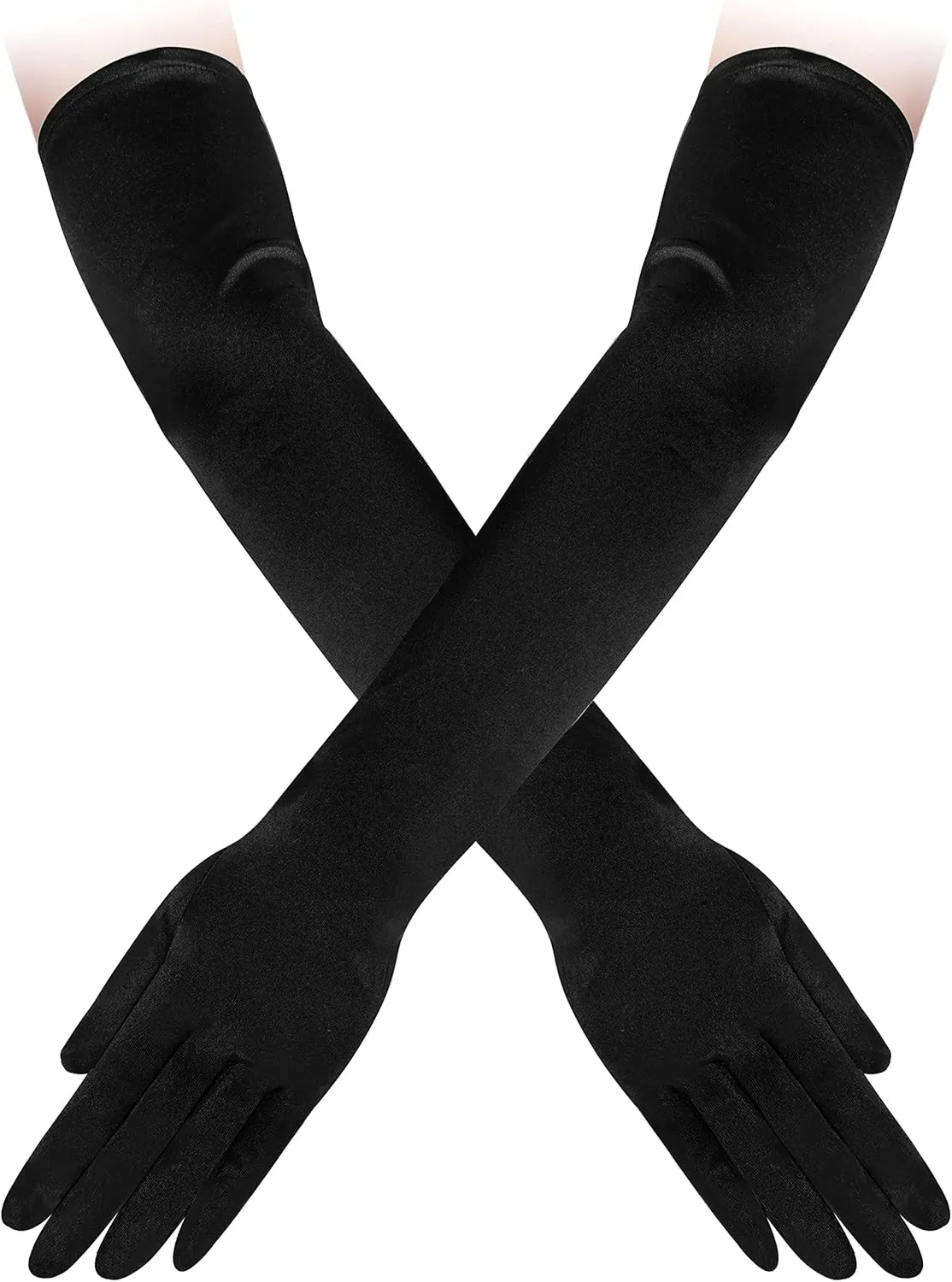 Cizoe 1920s Gatsby Accessories Set for Women Flapper Headband 20s Headpiece Necklace Gloves(ce)