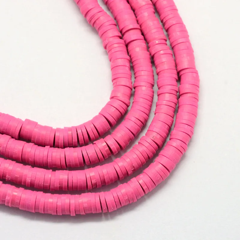 Clay 3mm Beads - Camellia (1 Strand)