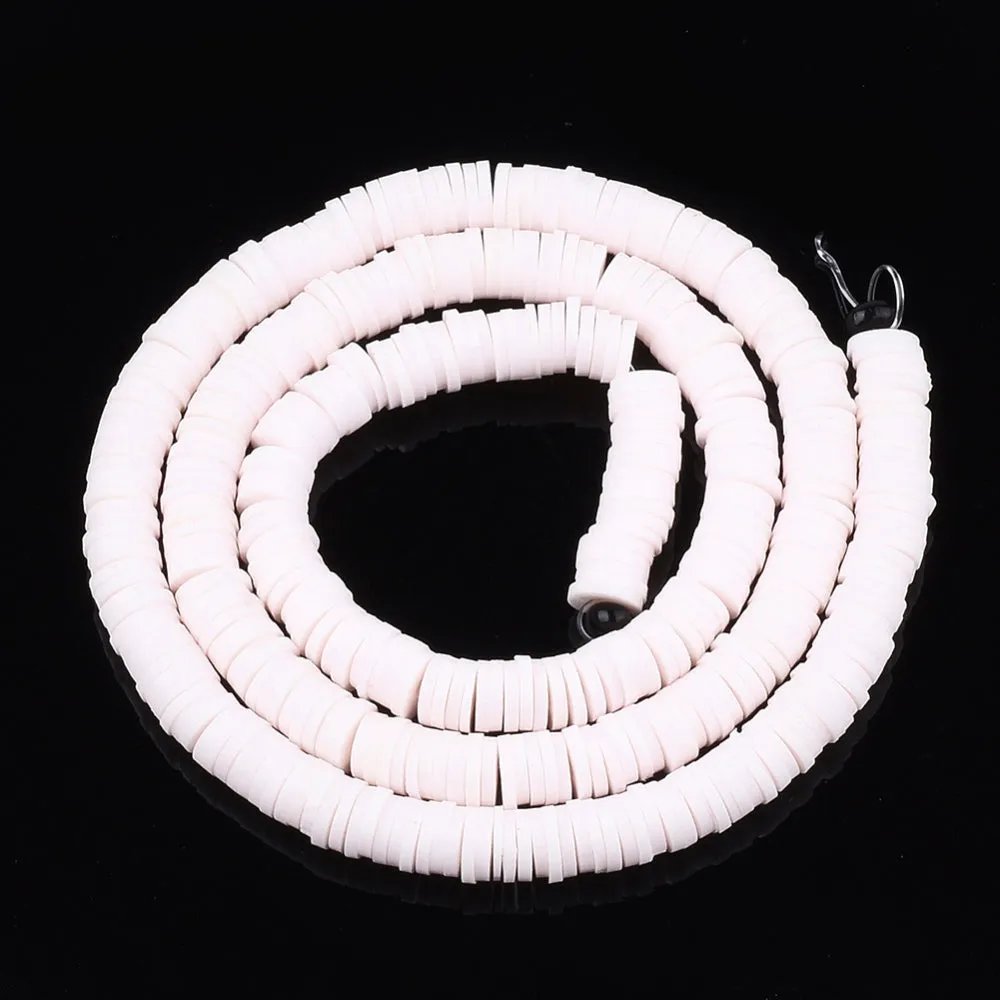 Clay 3mm Beads - Papaya Whip (1 Strand)
