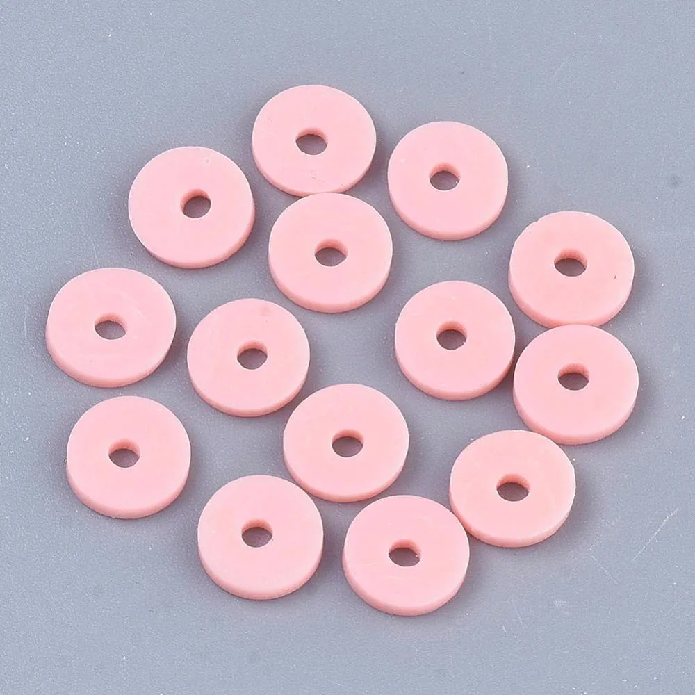Clay 3mm Beads - Pink (1 Strand)