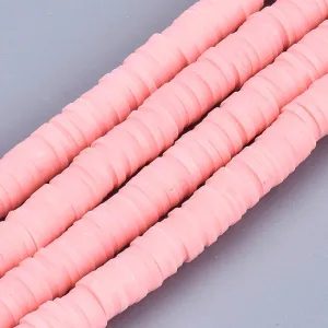 Clay 3mm Beads - Pink (1 Strand)