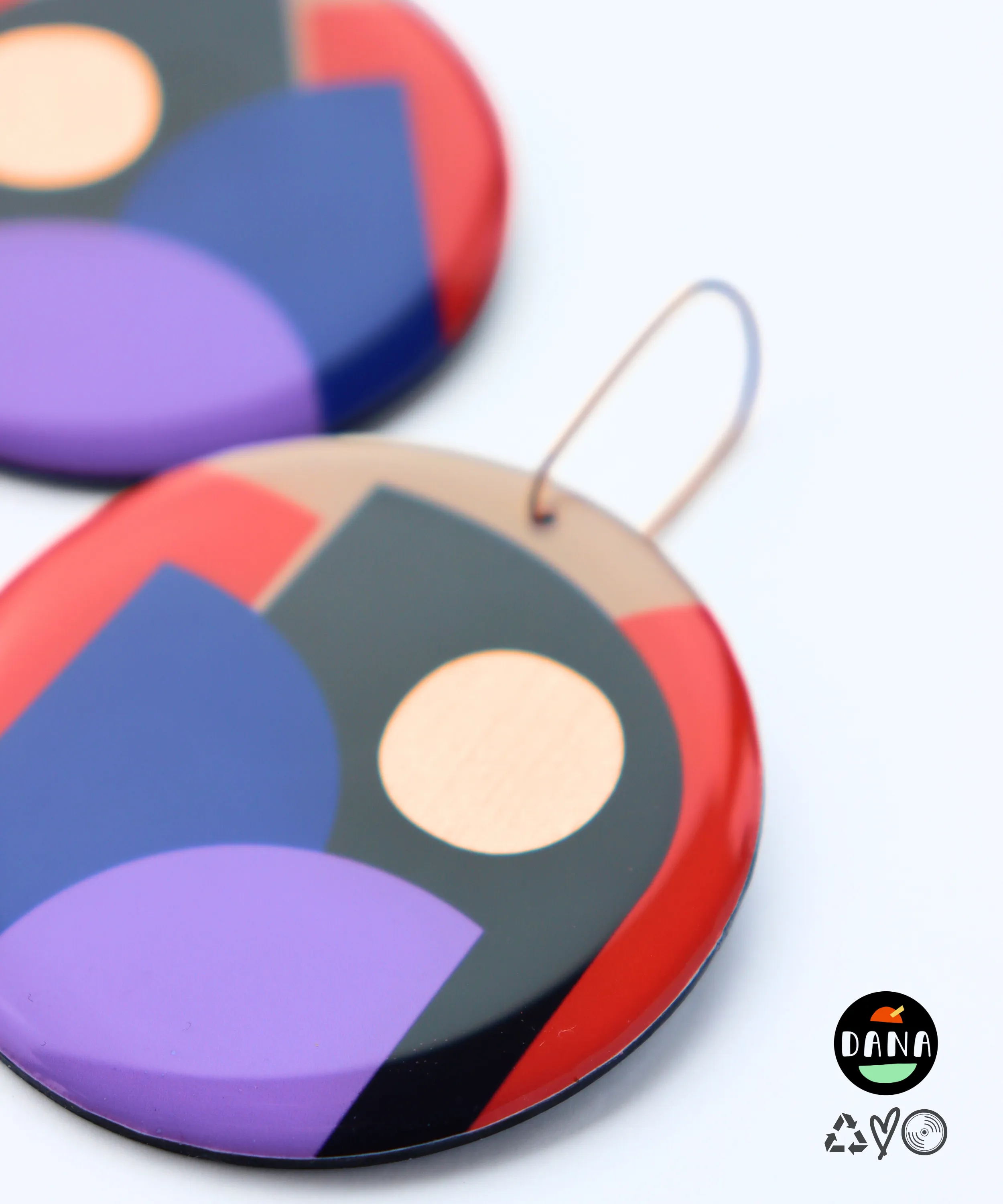 CLEO no.2 / modern abstraction on your ears / unique Irish jewellery design