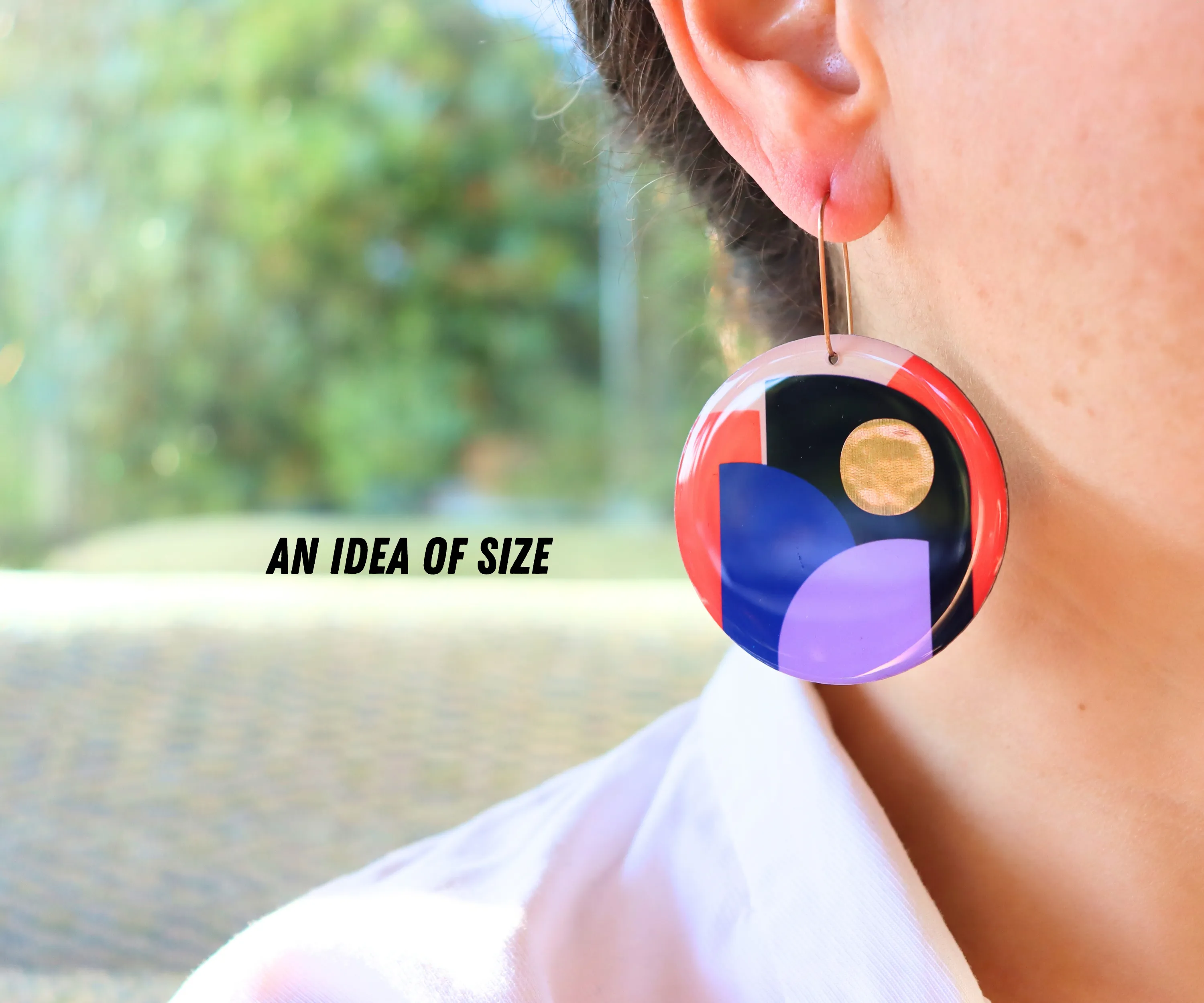 CLEO no.2 / modern abstraction on your ears / unique Irish jewellery design
