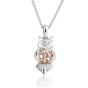 Clogau Tree of Life Touchwood Sterling Silver Owl Necklace
