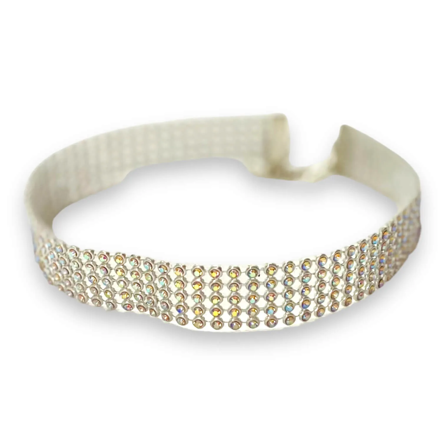 Colorful Rhinestone Choker Necklace
