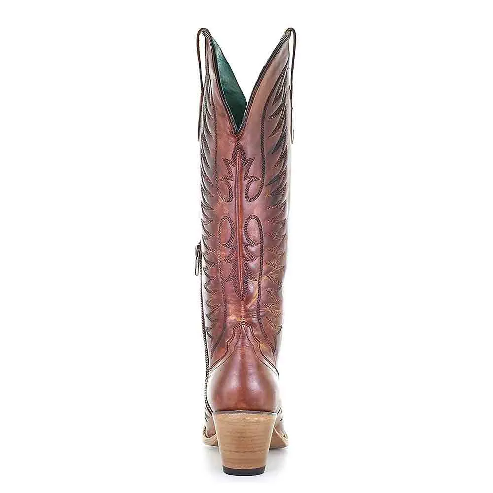 Corral Cognac Cowhide Cowgirl Boots