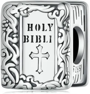 Cross Charm 925 Sterling Silver Bible Jewelry Constellation Birthstone Love Family Tree Faith Mom Charm for Pandora Charm Bracelet Necklace