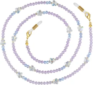 Crystal Beaded Glasses Chain-Sunglass Lanyards for Women and Teen-Girl-Stylish Glasses Accessories