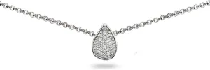 Cubic Zirconia Necklace, Layered Necklaces for Women, Pave Teardrop Necklace, Choker Layering Necklace, Choker Necklace, Dainty Necklace, Choker Necklaces for Women, Gold Necklace for Women