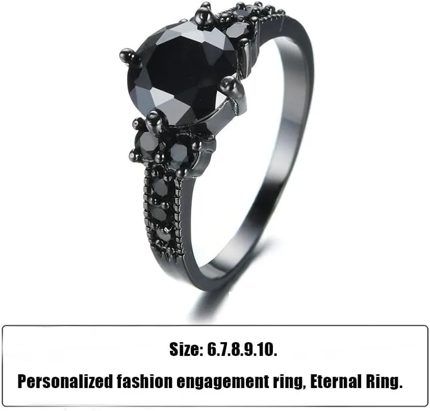 Custom Engraved Couple Rings Set Promise Rings for Him and Her Purple Matching Wedding Rings for Couples Black and Blue Titanium Rings for Men Wedding Band CZ Engagement Ring for Women,Size 5-13