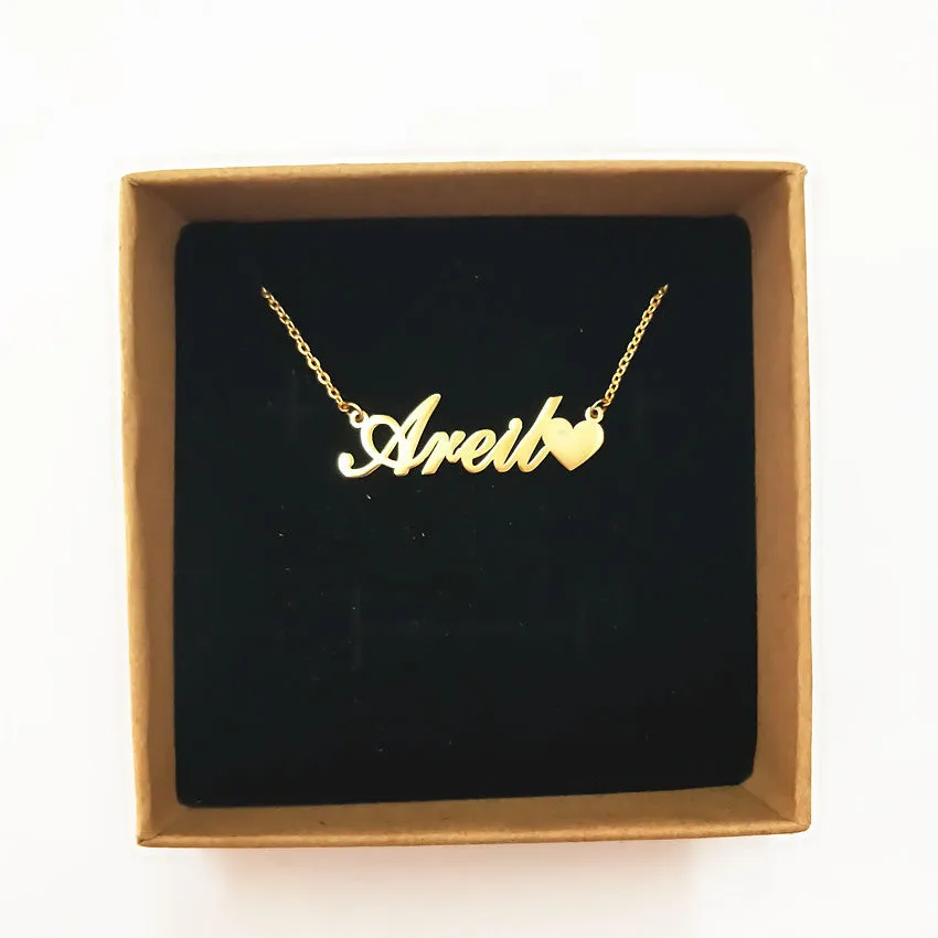 Custom Personalized Name Necklace With Angel Wings