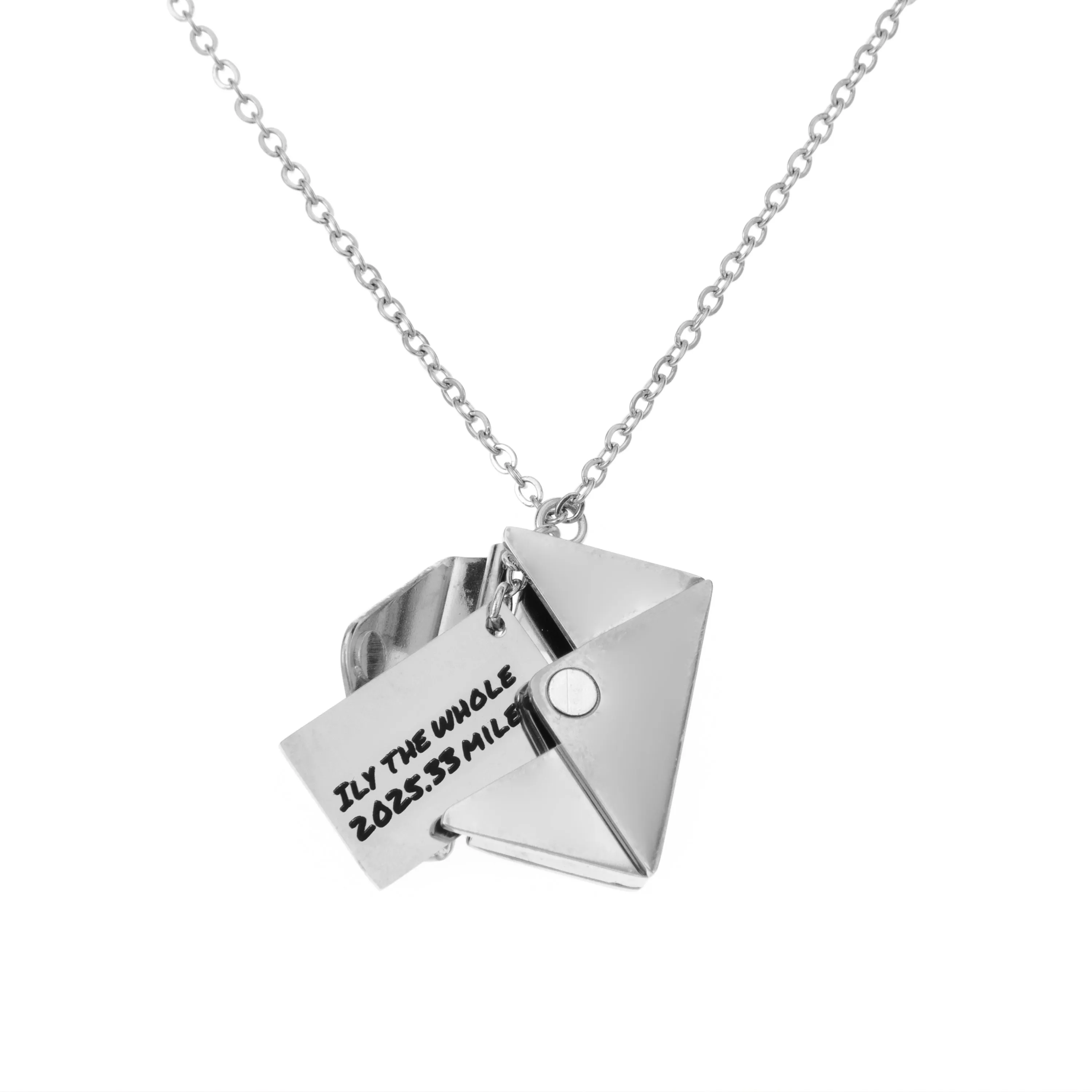 Customized Envelope Pendant Necklace