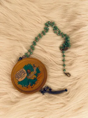 Cuttin' Wood Coaster Necklace by Gina