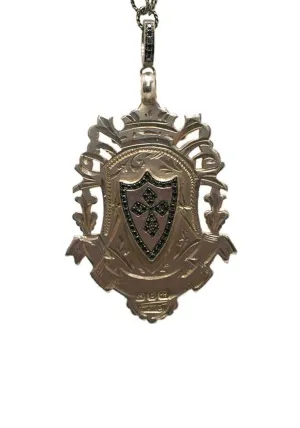 Cynthia Ann Vintage Black Diamond Shield Enhancer