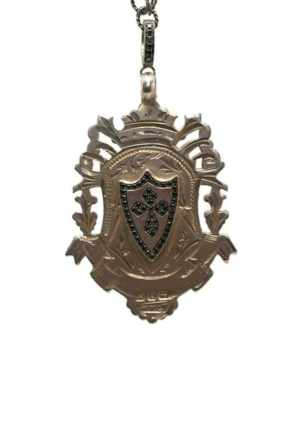 Cynthia Ann Vintage Black Diamond Shield Enhancer